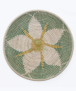 Handicraft Seagrass Boho Decor Basket Also Bohemian Plate For Home Decor