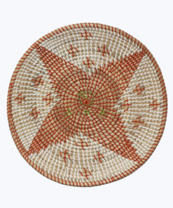 Handwoven Round Seagrass Wall Basket Decor For Home Decoration For Wholesale