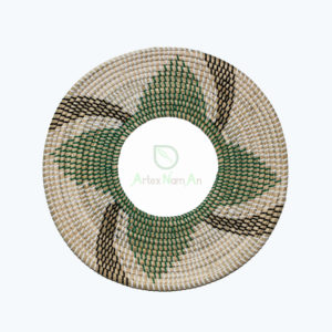 Handwoven Round Seagrass Wall Basket Decor For Room Decoration Accessories