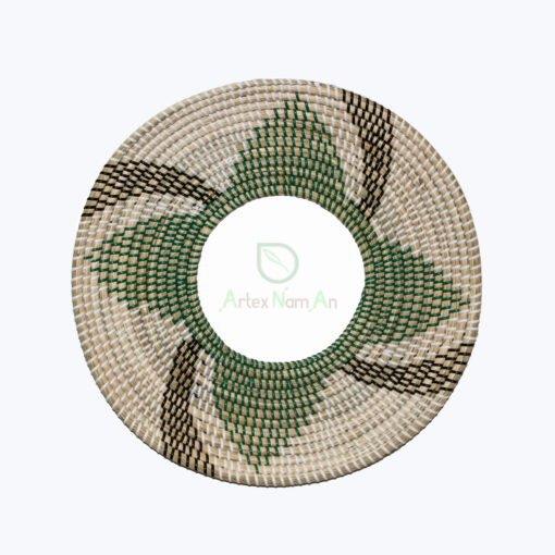 Handwoven Round Seagrass Wall Basket Decor For Room Decoration Accessories