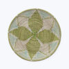 eco-friendly boho wall art seagrass wall decor basket
