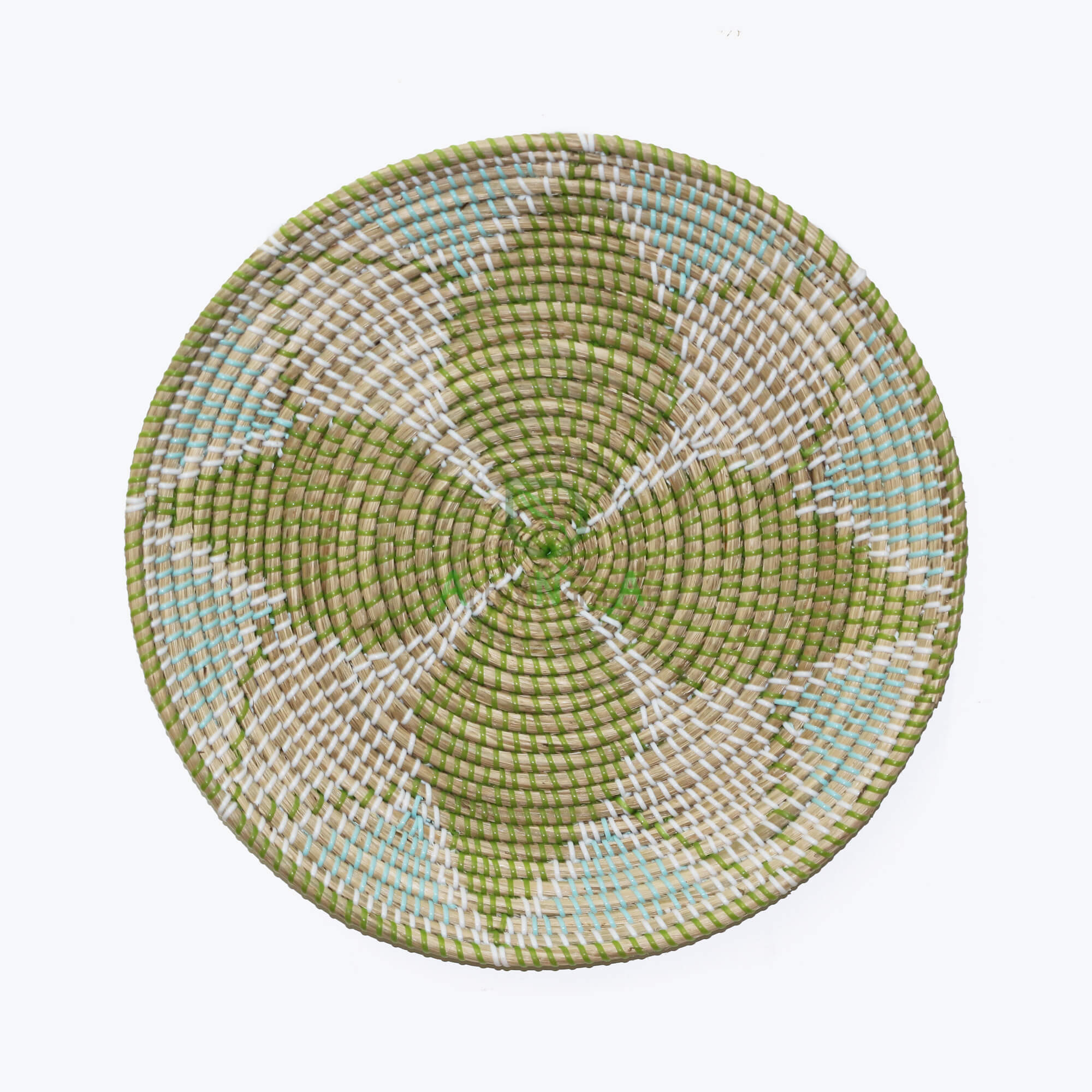 eco-friendly boho wall art seagrass wall decor basket