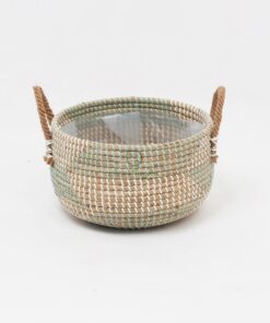 Seagrass Basket For Plant With Handles SG 09 16 124 01 M