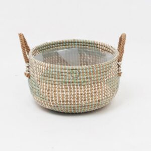 Seagrass Basket For Plant With Handles SG 09 16 124 01 M