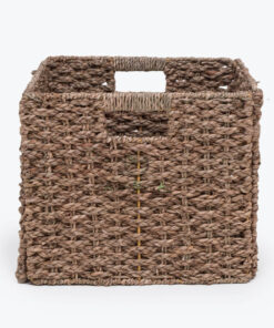 Seagrass Cube Storage Basket With Handles SG 06 05 477 01