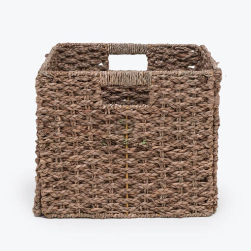 Seagrass Cube Storage Basket With Handles SG 06 05 477 01