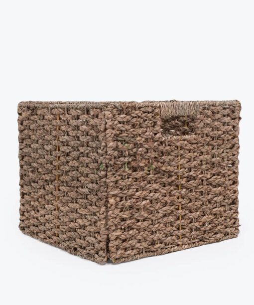 Seagrass Cube Storage Basket With Handles SG 06 05 477 01