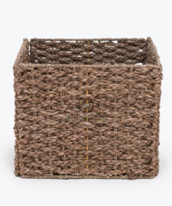 Seagrass Cube Storage Basket With Handles SG 06 05 477 01