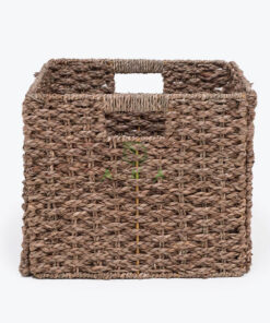 Seagrass Cube Storage Basket With Handles SG 06 05 477 01