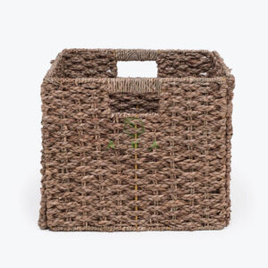 Seagrass Cube Storage Basket With Handles SG 06 05 477 01
