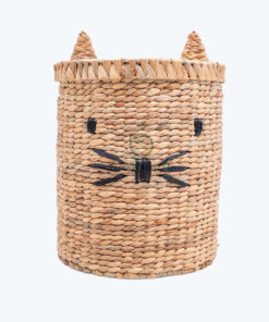 Animal shaped wicker baskets with lid wholesale
