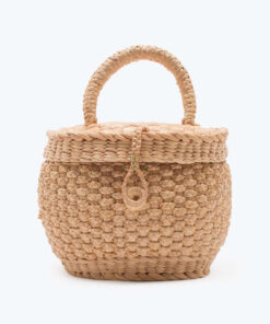 Handmade Ladies Hand Bags Also Woven Water Hyacinth Summer Beach Women Handbags