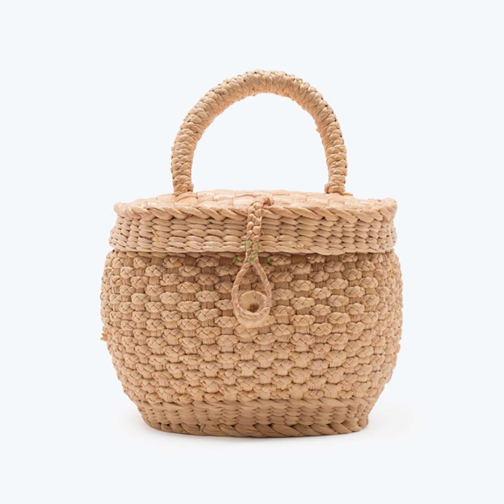 Handmade Ladies Hand Bags Also Woven Water Hyacinth Summer Beach Women Handbags