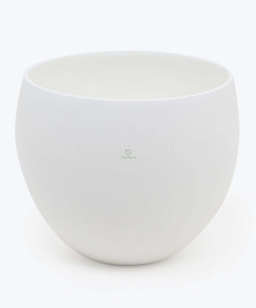 Wholesale Eco-friendly Moderne Mini White Bamboo Indoor Plant Flower Pots made in Vietnam S 15 16 049 01