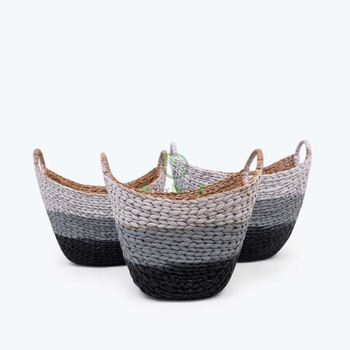 Wholesale Water Hyacinth Storage Basket With Lid W 06 05 318 01