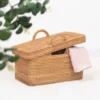 Shop Wholesale Natural Rattan Storage Basket with lid and premium design for modern room organization. Ideal for home, office, HORECA and retail spaces. We welcome bulk orders, OEM/ODM collaborations, and private label projects for retailers, wholesalers, sourcing agents, and HORECA buyers.