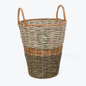 Large Seagrass Basket Bin With Handles SG0100011101