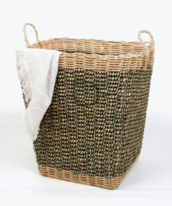 Large Seagrass Storage Laundry Basket With Handles SG0100022301