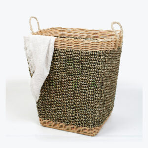 Large Seagrass Storage Laundry Basket With Handles SG0100022301