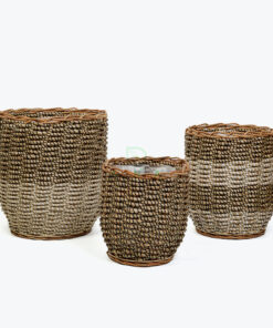 Seagrass tall planter