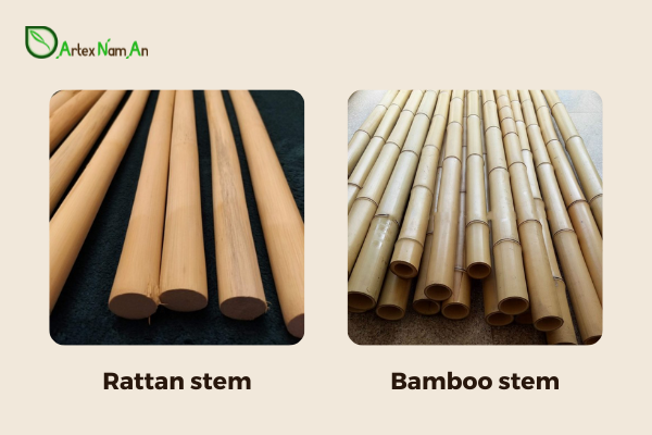 Unlike bamboo, rattan is solid, strong, durable and relatively flexible.
