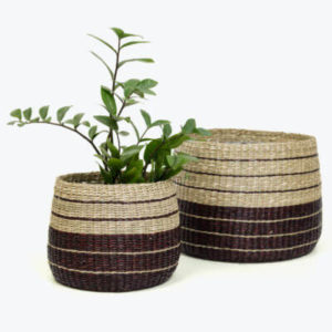 Seagrass planter/plant pot home garden