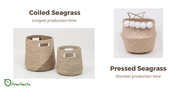 Wholesale Seagrass Baskets - Coiled Seagrass and Pressed Seagrass