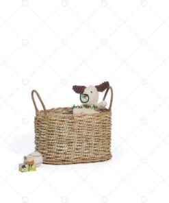 Wicker Banana Laundry Basket with Handles