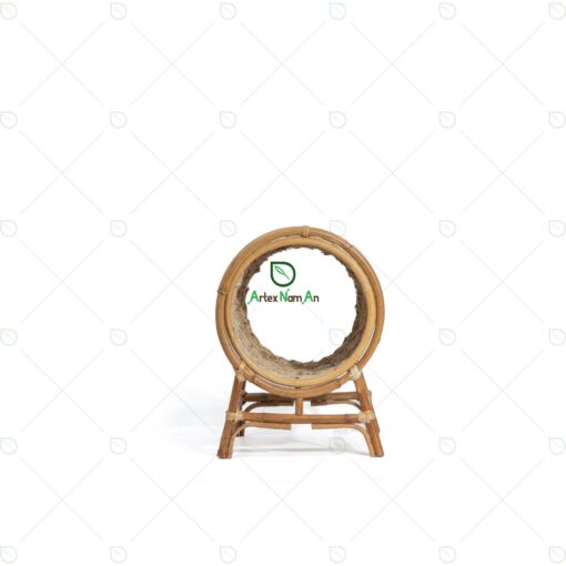 Round Cat Bed House Wood Shelf