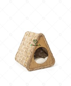 Triangle Cat House with Soft Cushion
