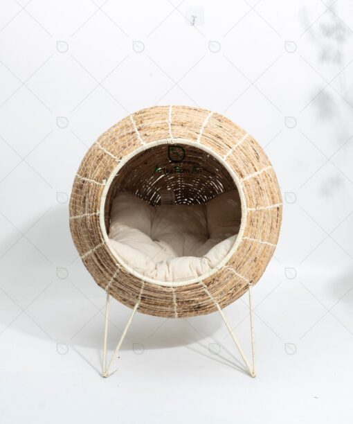 Round Cat Cave with Stand