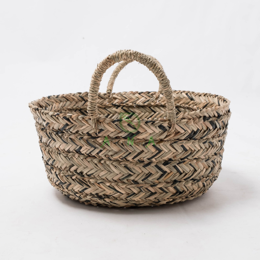 Details about   Early 1910-20's Large Coiled Straw Seagrass Sawgrass Tribal Basket 6 3/4" X 13" 