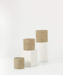 Natural Seagrass Banana Wicker Planters Indoor Wholesale