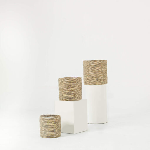 Natural Seagrass Banana Wicker Planters Indoor Wholesale