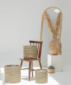 Natural Seagrass Banana Wicker Planters Indoor Wholesale