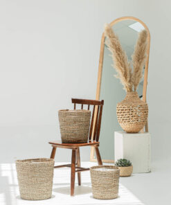 Seagrass Taper Scandinavian Plant Pots Wholesale