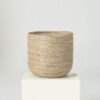 White Seagrass Wicker Scandinavian Plant Pots Wholesale