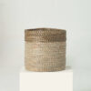 Two-tone Natural Woven Seagrass Wholesale Indoor Planters
