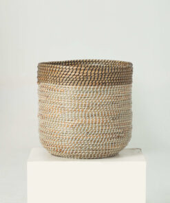 Two-color Seagrass Scandinavian Plant Pots Wholesale