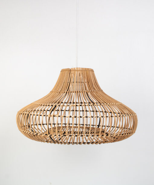 woven rattan lamp shade
