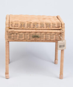 Wicker Storage Stool