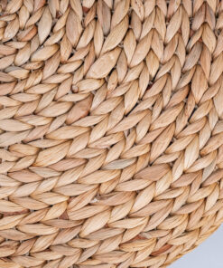 Water Hyacinth Seagrass Round Pouf