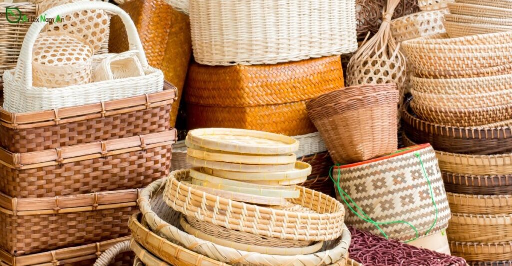 Bamboo basket wholesale in Vietnam