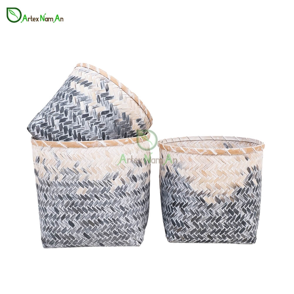 Bamboo basket wholesale in Vietnam