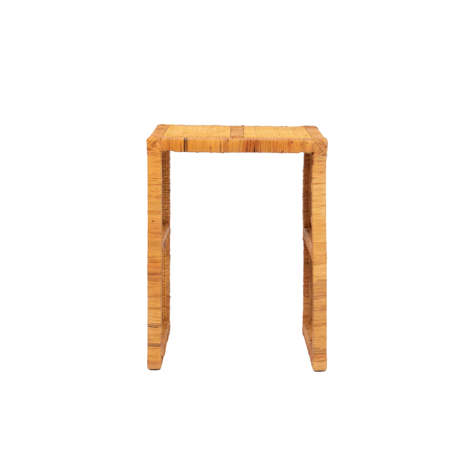 Nested Rattan End Tables