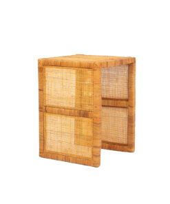 Nested Rattan End Tables