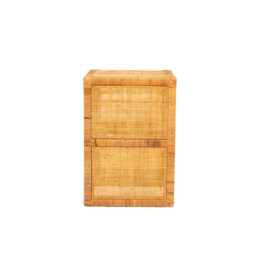 Nested Rattan End Tables