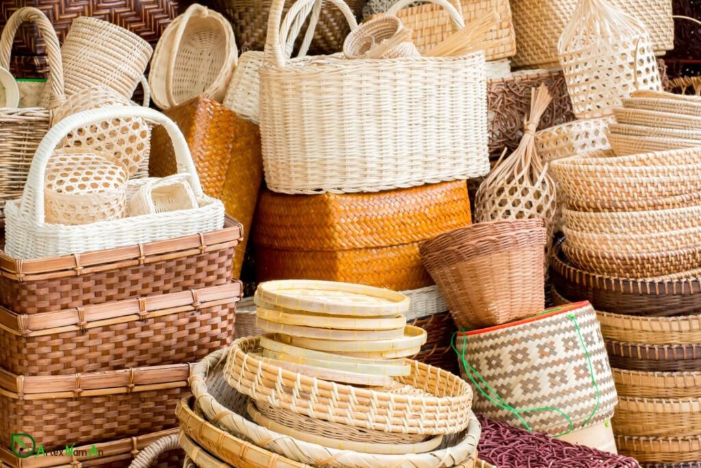 Bamboo basket wholesale in Vietnam