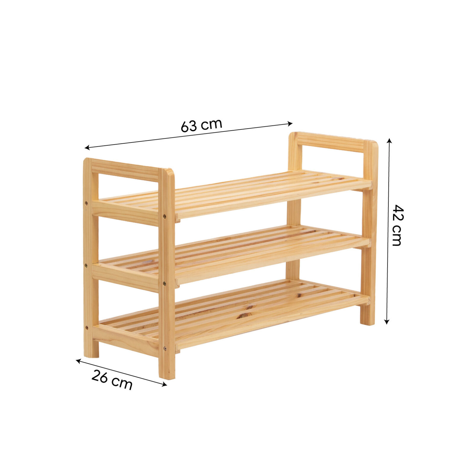 3-Tier-Free-Standing-Pine-Shoe-Rack-with-Handles-kt
