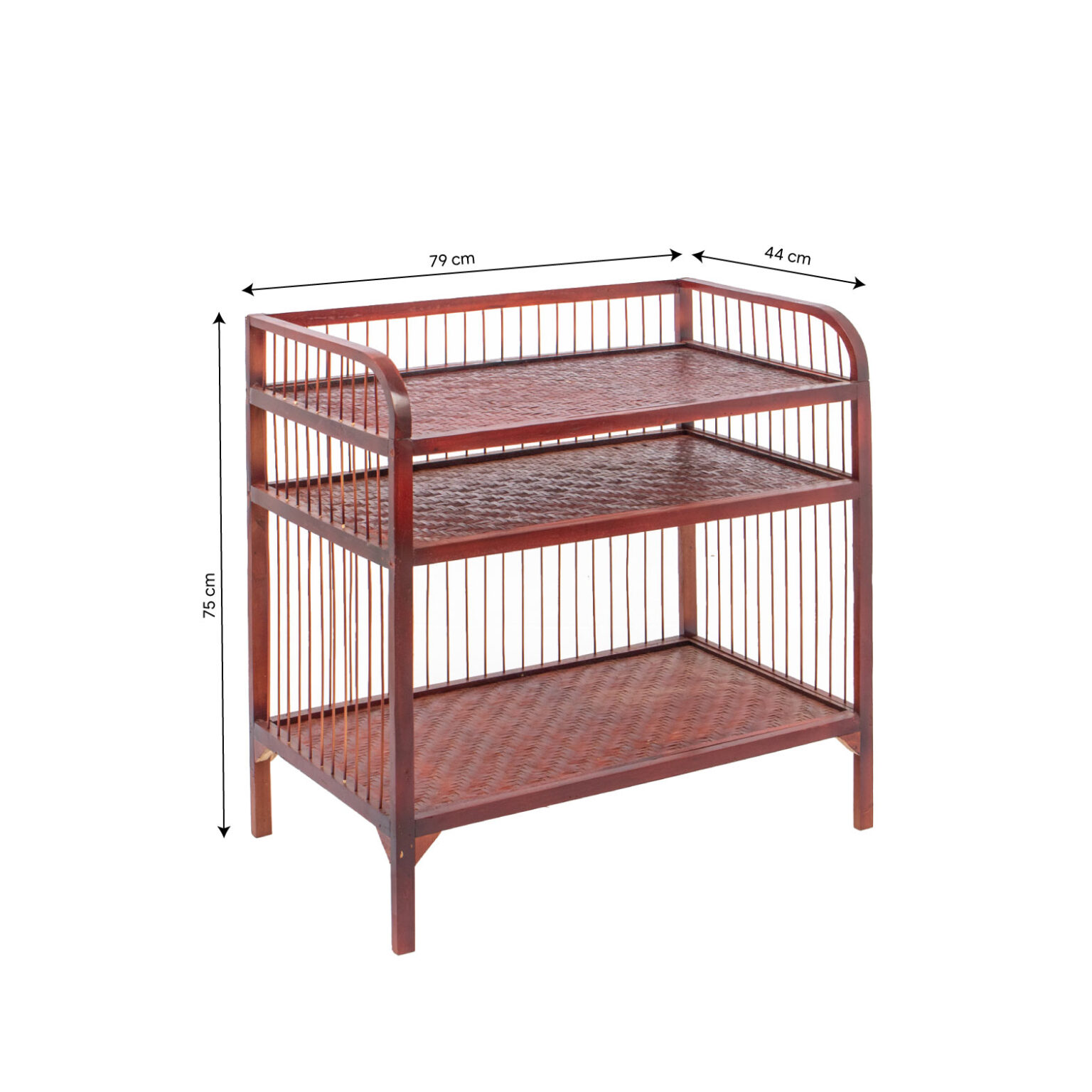 4-Tier-Free-Standing-Pine-Shoe-Rack-with-Handles